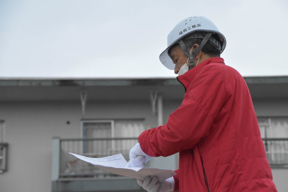 福岡市南区市崎01 注文住宅建築現場リポート③　～祝・上棟式2日目～