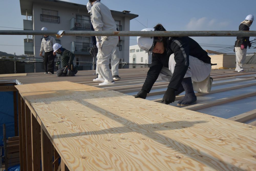 「福岡市南区市崎01」注文住宅現場リポート③【上棟式】