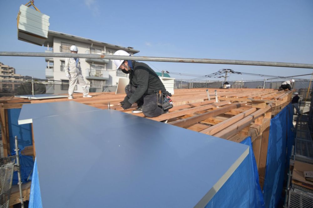 「福岡市南区市崎01」注文住宅現場リポート③【上棟式】