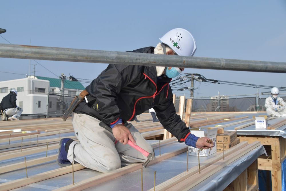 「福岡市南区市崎01」注文住宅現場リポート③【上棟式】