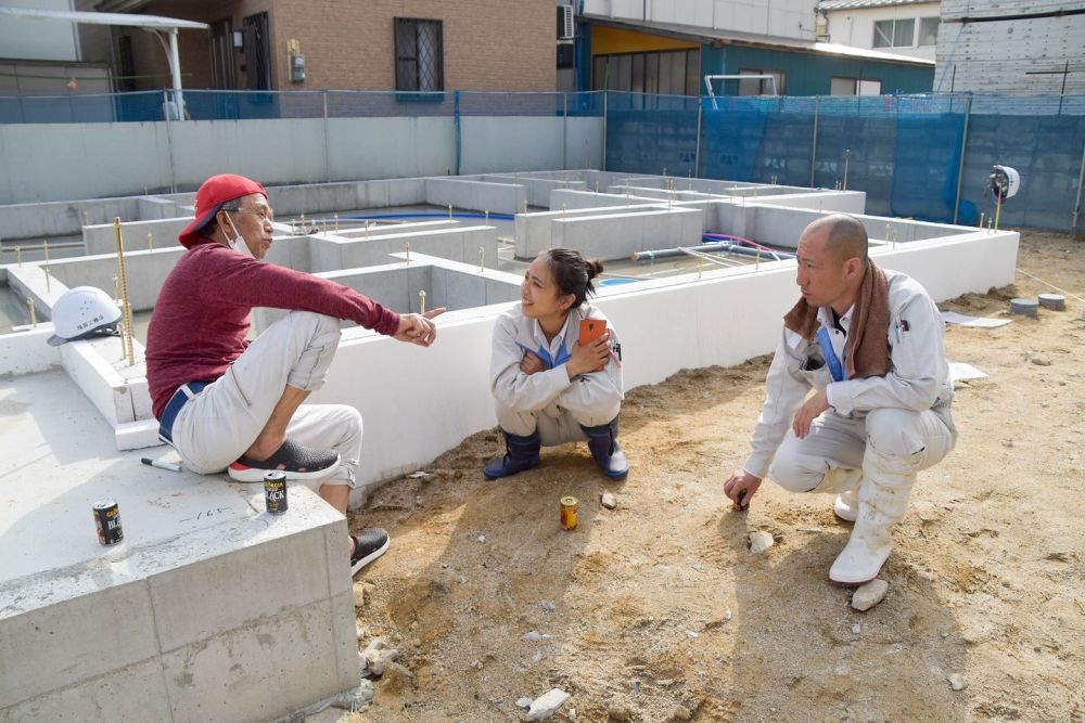 福岡市南区21　注文住宅建築現場リポート⑤