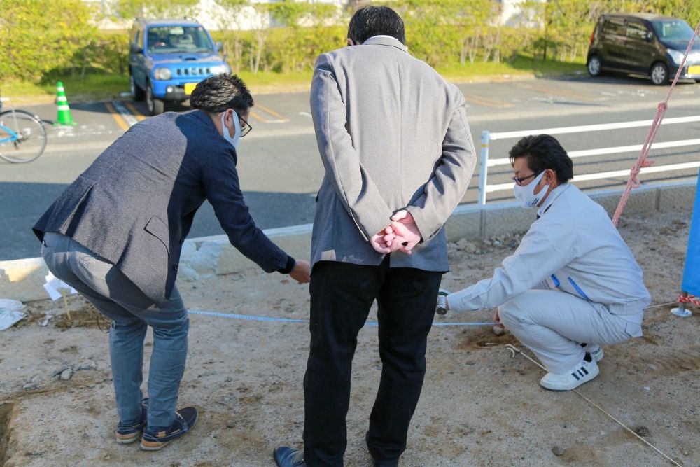 福岡市早良区06　注文住宅建築現場リポート①　～地鎮祭～