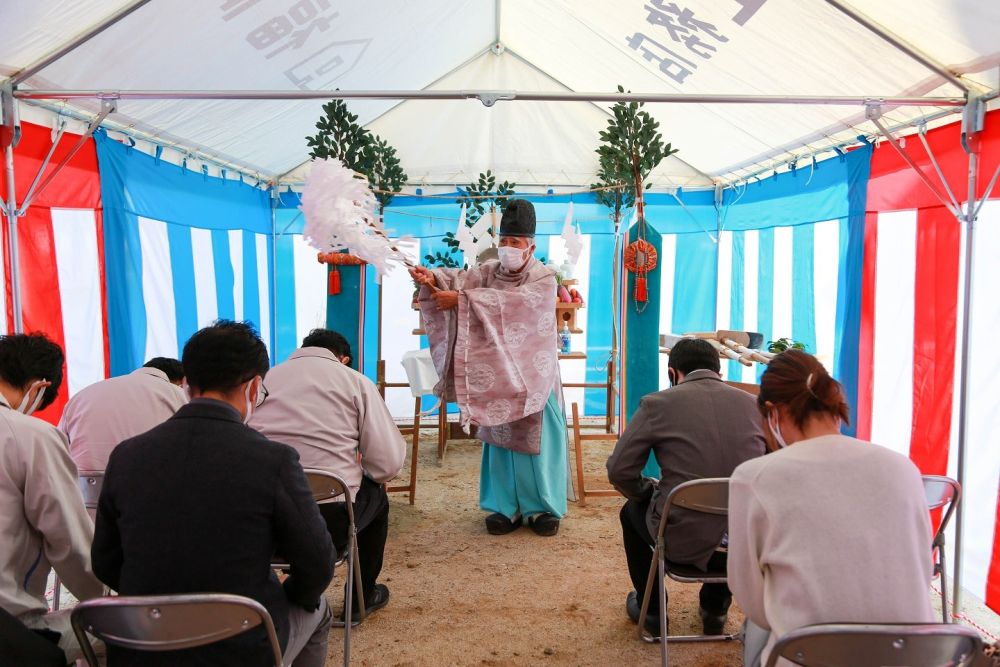「福岡市早良区06」注文住宅現場リポート①【地鎮祭】