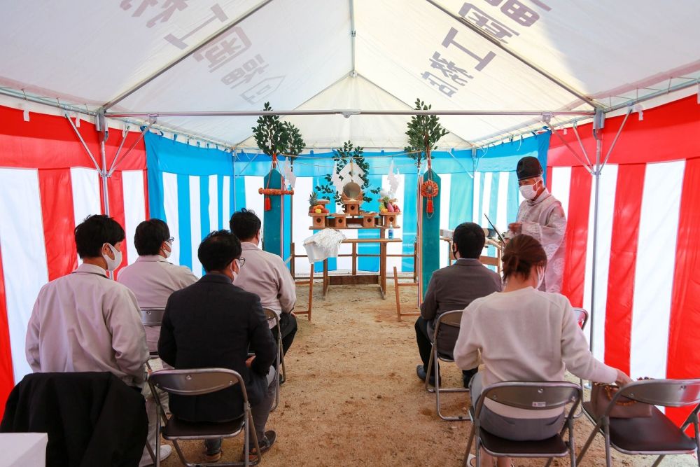 「福岡市早良区06」注文住宅現場リポート①【地鎮祭】
