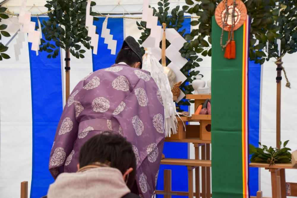 「糸島市04」注文住宅現場リポート①【地鎮祭】