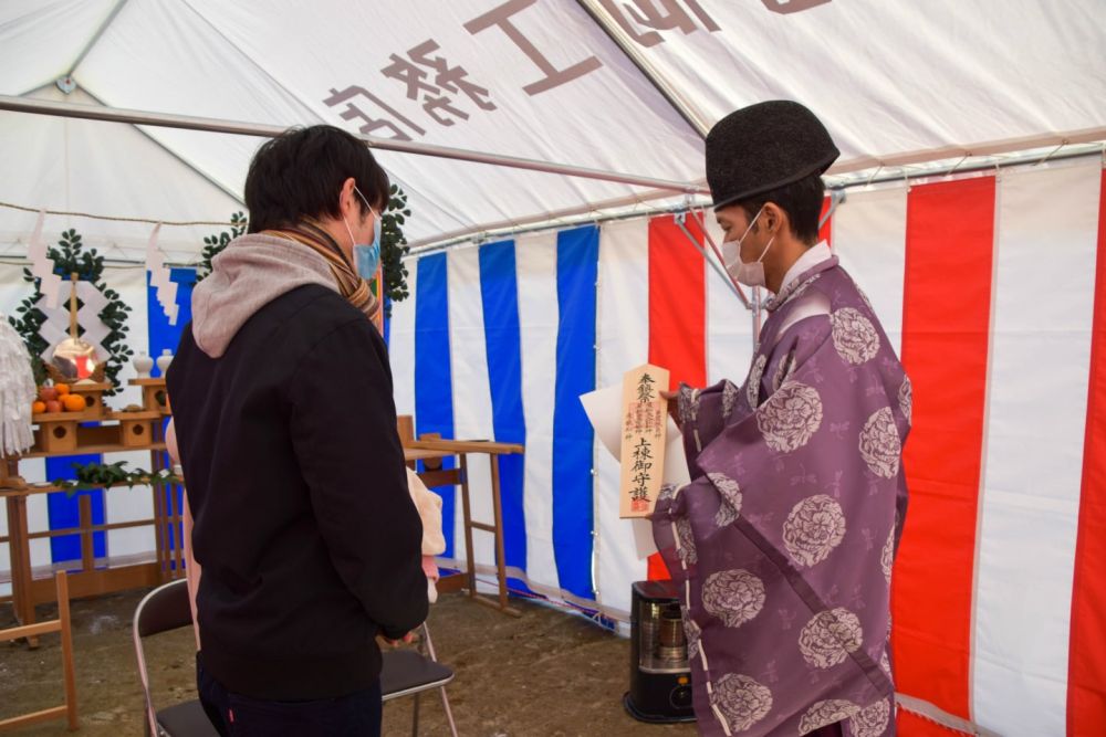 福岡県糸島市04　注文住宅建築現場リポート①　～地鎮祭～