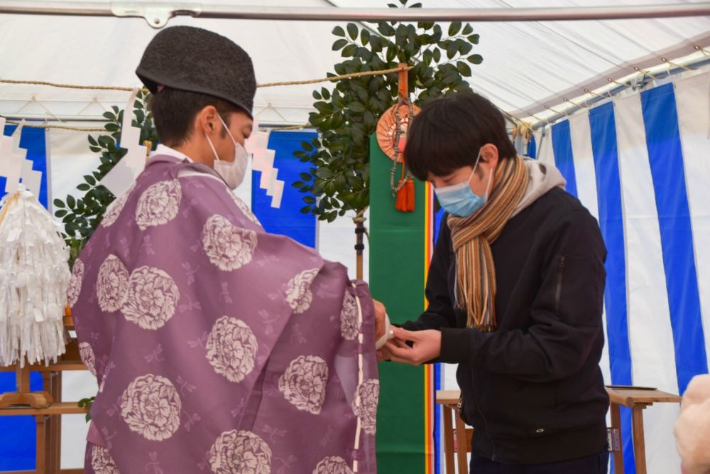 福岡県糸島市04　注文住宅建築現場リポート①　～地鎮祭～