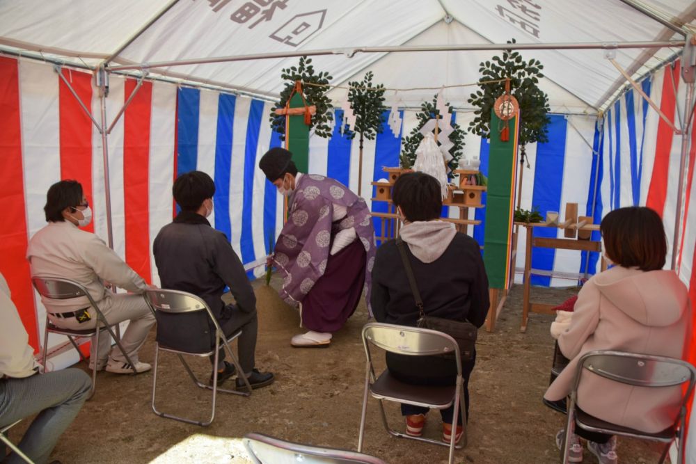 「糸島市04」注文住宅現場リポート①【地鎮祭】