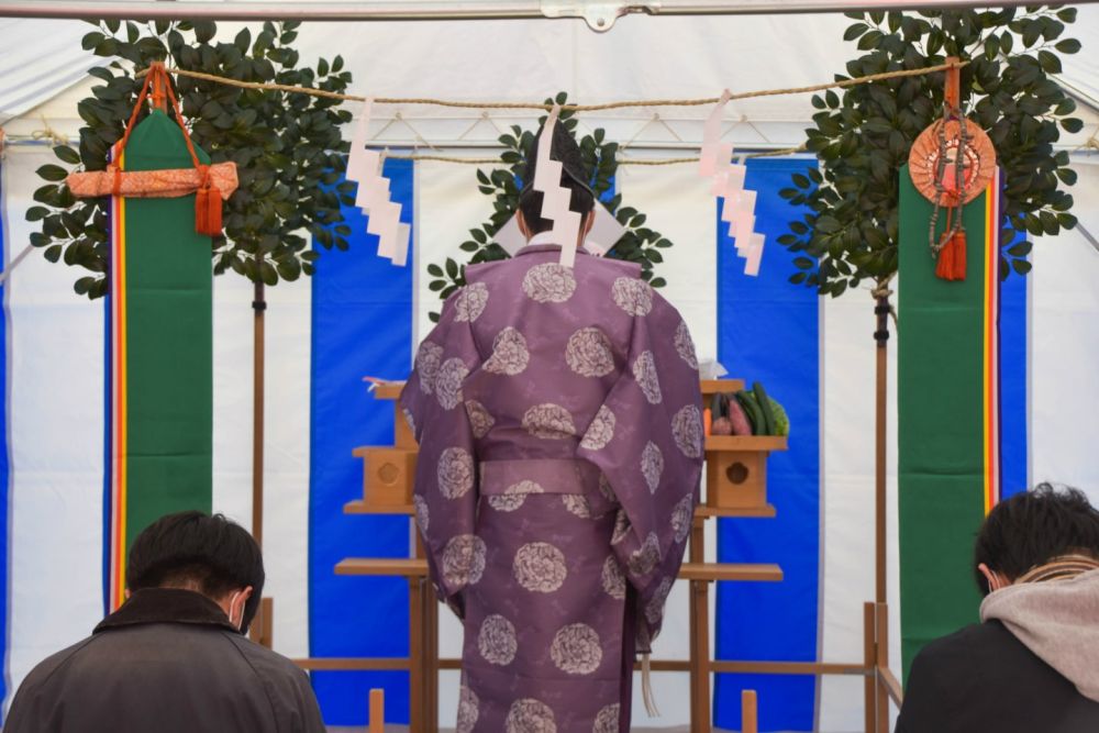 「糸島市04」注文住宅現場リポート①【地鎮祭】