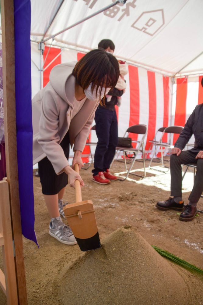 「糸島市04」注文住宅現場リポート①【地鎮祭】
