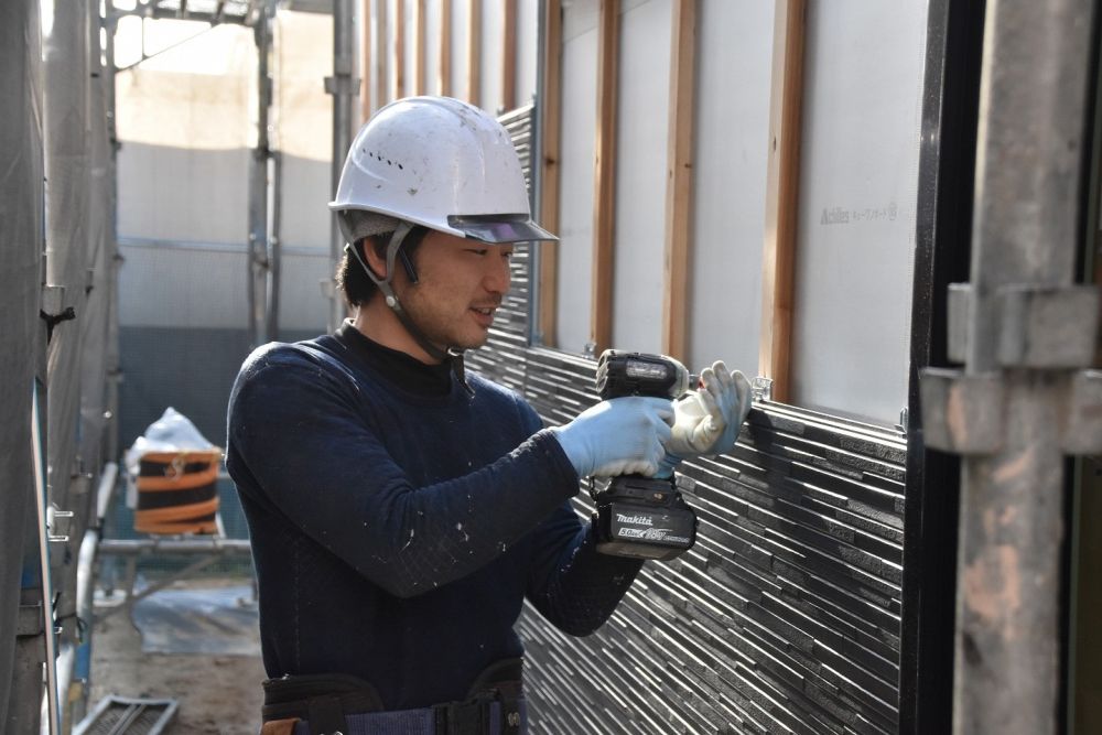 「福岡市南区17」注文住宅現場リポート⑥【外装工事】【サイディング】