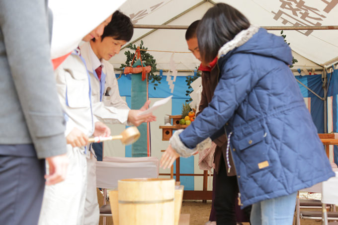 「福岡市南区柏原04」注文住宅現場リポート①【地鎮祭】