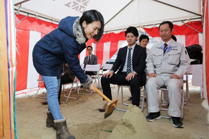 福岡市南区柏原04　注文住宅建築現場リポート①　～地鎮祭～