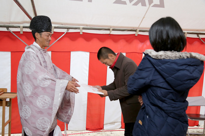 福岡市南区柏原04　注文住宅建築現場リポート①　～地鎮祭～