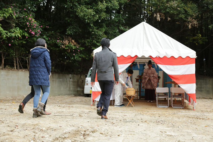 福岡市南区柏原04　注文住宅建築現場リポート①　～地鎮祭～