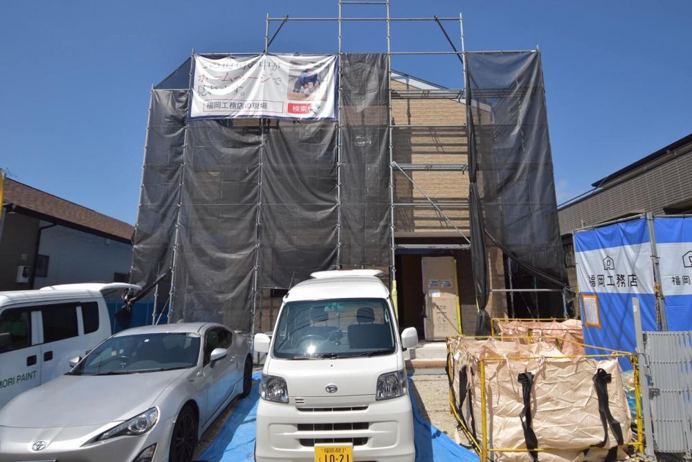「大野城市03」注文住宅現場リポート⑥【木工事】【石膏ボード】