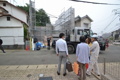 福岡市博多区空港前03　注文住宅建築現場リポート⑥　～上棟式～