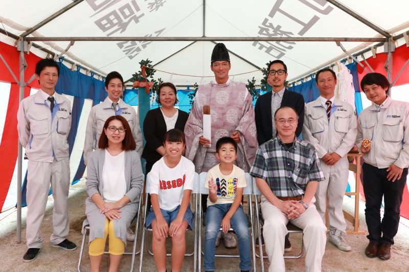 「福岡市南区五十川01」注文住宅現場リポート①【地鎮祭】