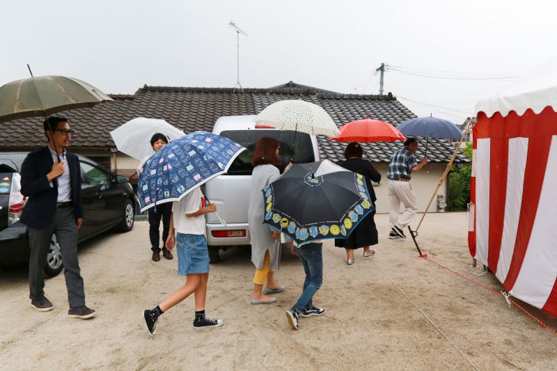 福岡市南区五十川01　注文住宅建築現場リポート①　～地鎮祭～