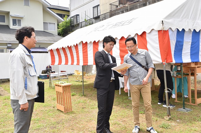 「福岡市東区04」注文住宅現場リポート①【地鎮祭】