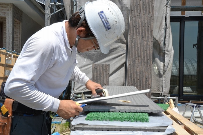 「朝倉郡筑前町東小田01」注文住宅現場リポート⑧【外装工事】【サイディング】