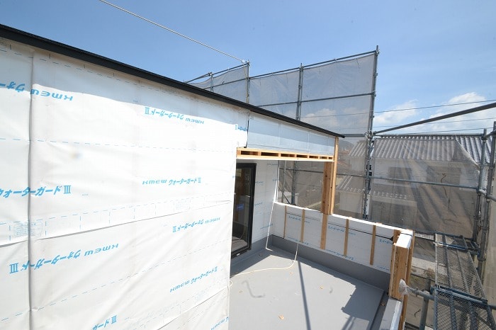 「朝倉郡筑前町東小田01」注文住宅現場リポート⑧【外装工事】【サイディング】