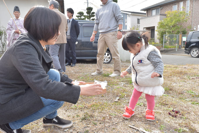 福岡県小郡市大板井01　注文住宅建築現場リポート①　～地鎮祭～