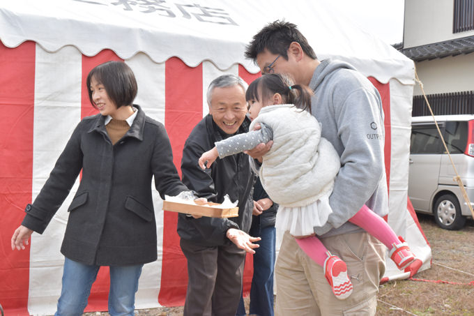 福岡県小郡市大板井01　注文住宅建築現場リポート①　～地鎮祭～