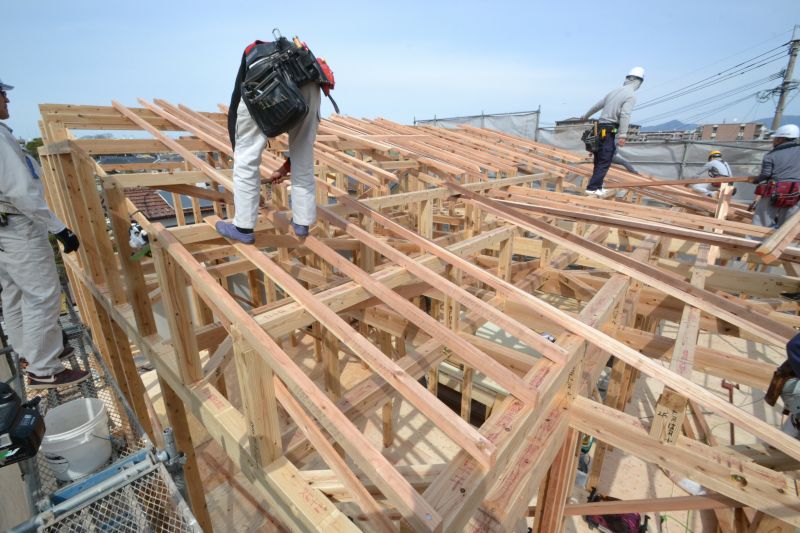「福岡市南区15」注文住宅現場リポート⑤【上棟式】