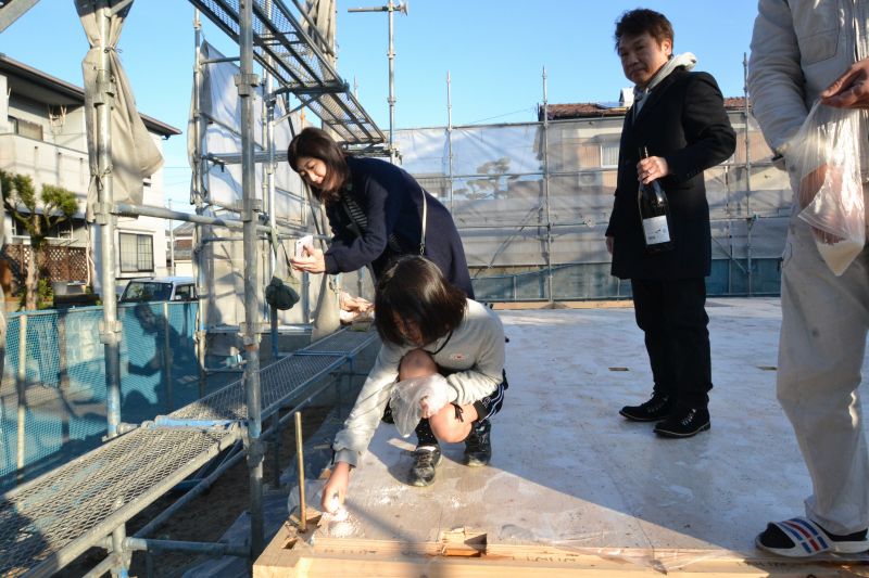 「福岡市南区15」注文住宅現場リポート⑤【上棟式】