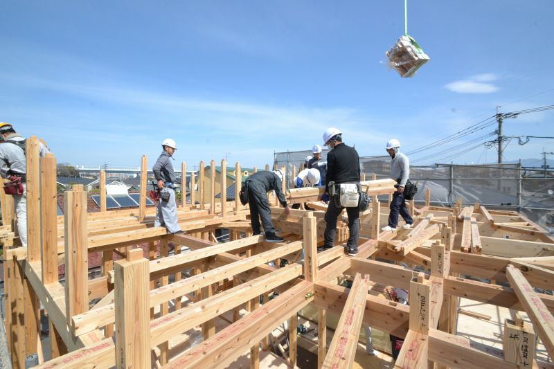 「福岡市南区15」注文住宅現場リポート⑤【上棟式】