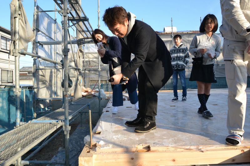 「福岡市南区15」注文住宅現場リポート⑤【上棟式】