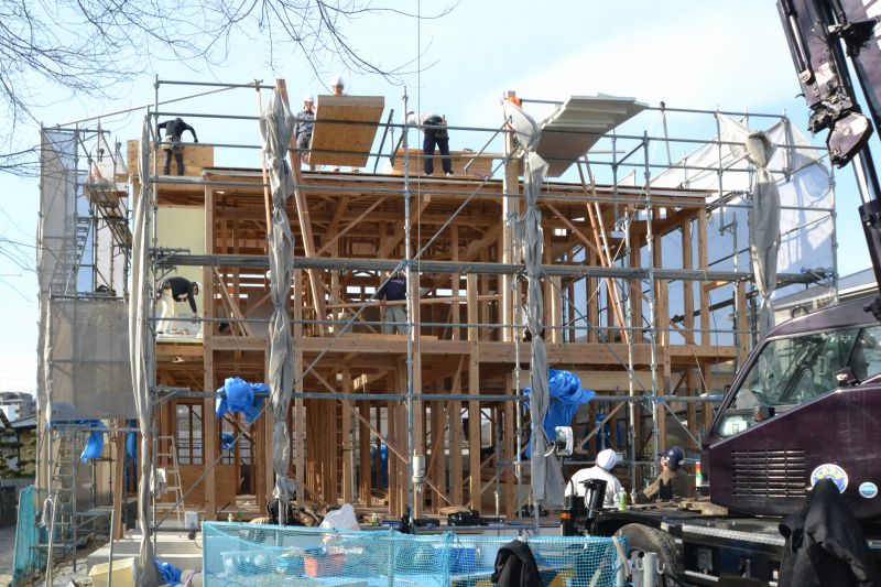 「福岡市南区15」注文住宅現場リポート⑤【上棟式】