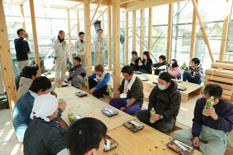 「福岡市南区15」注文住宅現場リポート⑤【上棟式】