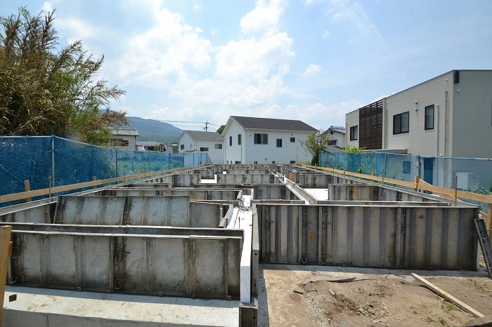 「福岡市早良区梅林02」注文住宅現場リポート③【基礎工事】【立ち上がりコン】
