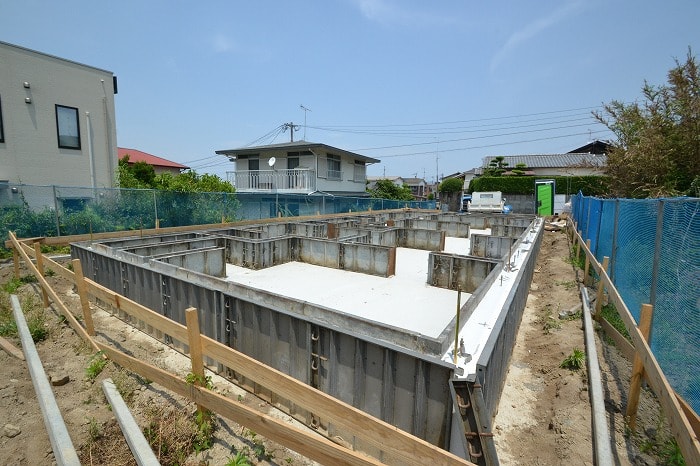 「福岡市早良区梅林02」注文住宅現場リポート③【基礎工事】【立ち上がりコン】