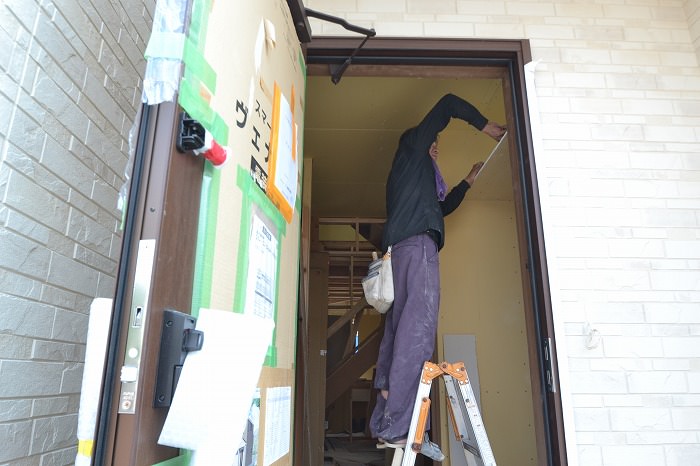 「福岡市南区02」注文住宅現場リポート⑨【木工事】【石膏ボード】