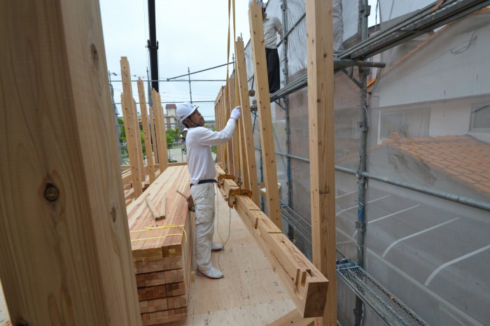 福岡市早良区小田部01　注文住宅建築現場リポート⑤　～上棟式～