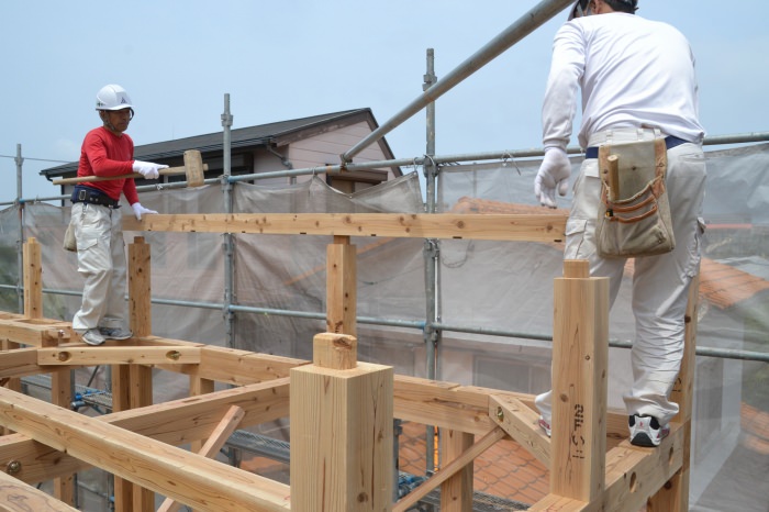 「福岡市早良区小田部01」注文住宅現場リポート⑤【上棟式】