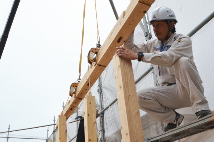 福岡市早良区小田部01　注文住宅建築現場リポート⑤　～上棟式～