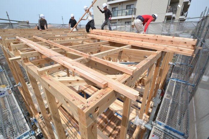 福岡市早良区小田部01　注文住宅建築現場リポート⑤　～上棟式～