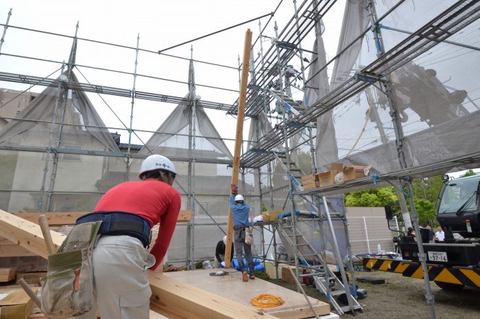 福岡市早良区小田部01　注文住宅建築現場リポート⑤　～上棟式～