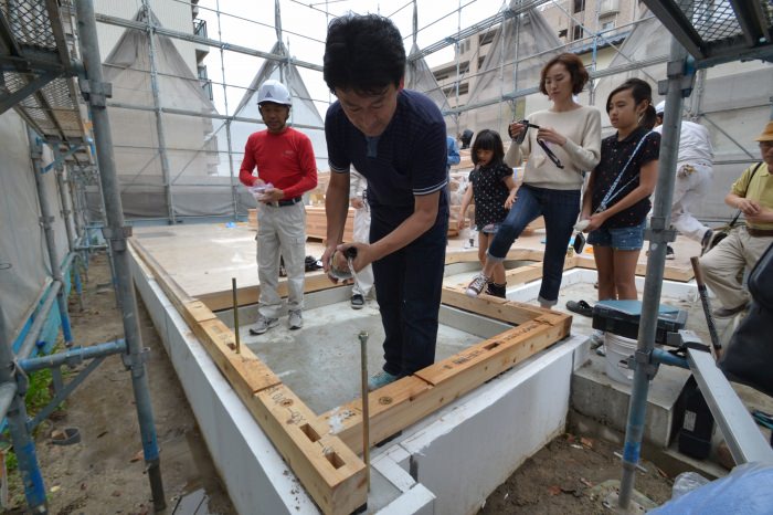 福岡市早良区小田部01　注文住宅建築現場リポート⑤　～上棟式～