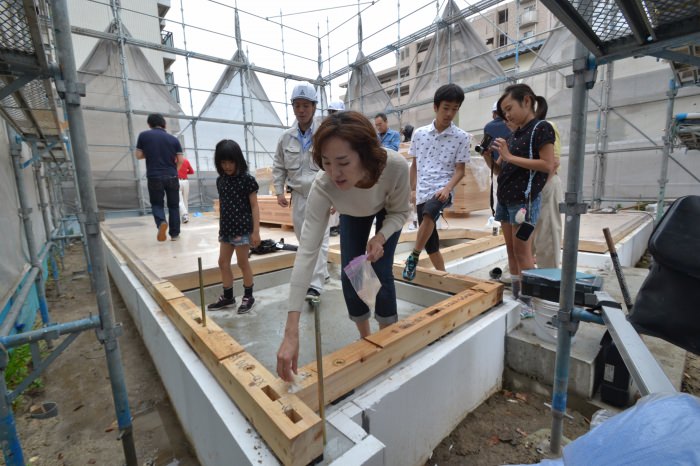 福岡市早良区小田部01　注文住宅建築現場リポート⑤　～上棟式～