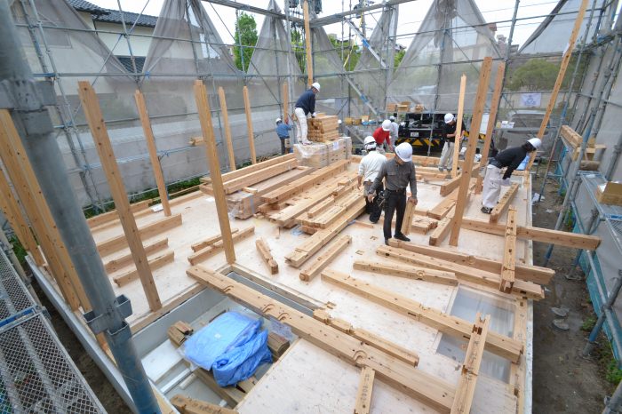 「福岡市早良区小田部01」注文住宅現場リポート⑤【上棟式】