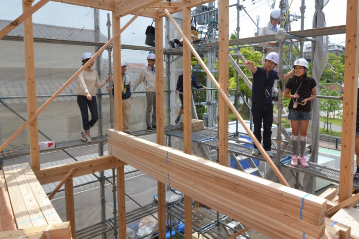 「福岡市早良区小田部01」注文住宅現場リポート⑤【上棟式】