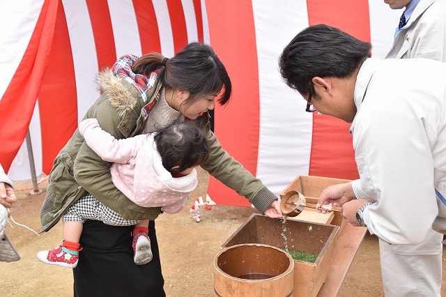 福岡県古賀市04　注文住宅建築現場リポート①　～地鎮祭～