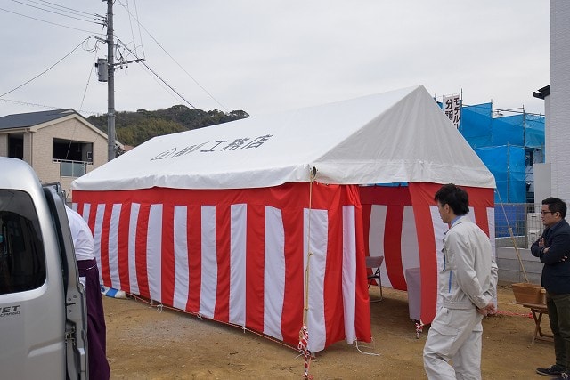 福岡県古賀市04　注文住宅建築現場リポート①　～地鎮祭～