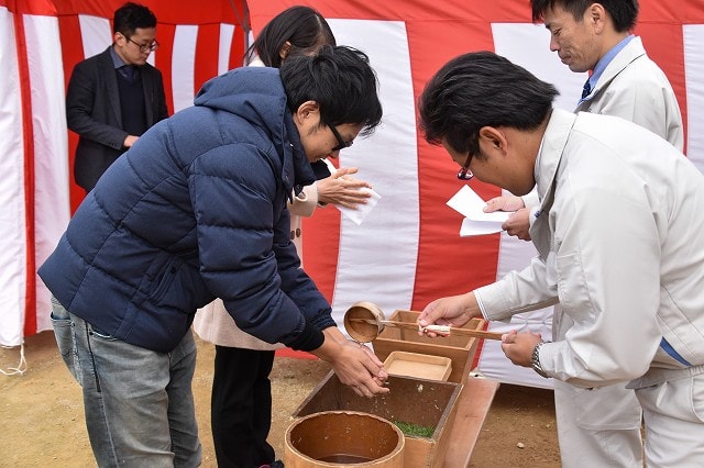 福岡県古賀市04　注文住宅建築現場リポート①　～地鎮祭～