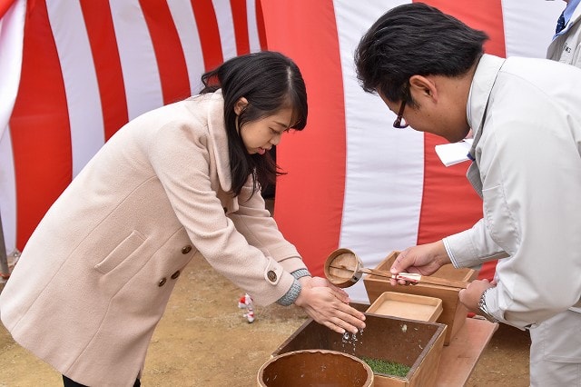 福岡県古賀市04　注文住宅建築現場リポート①　～地鎮祭～